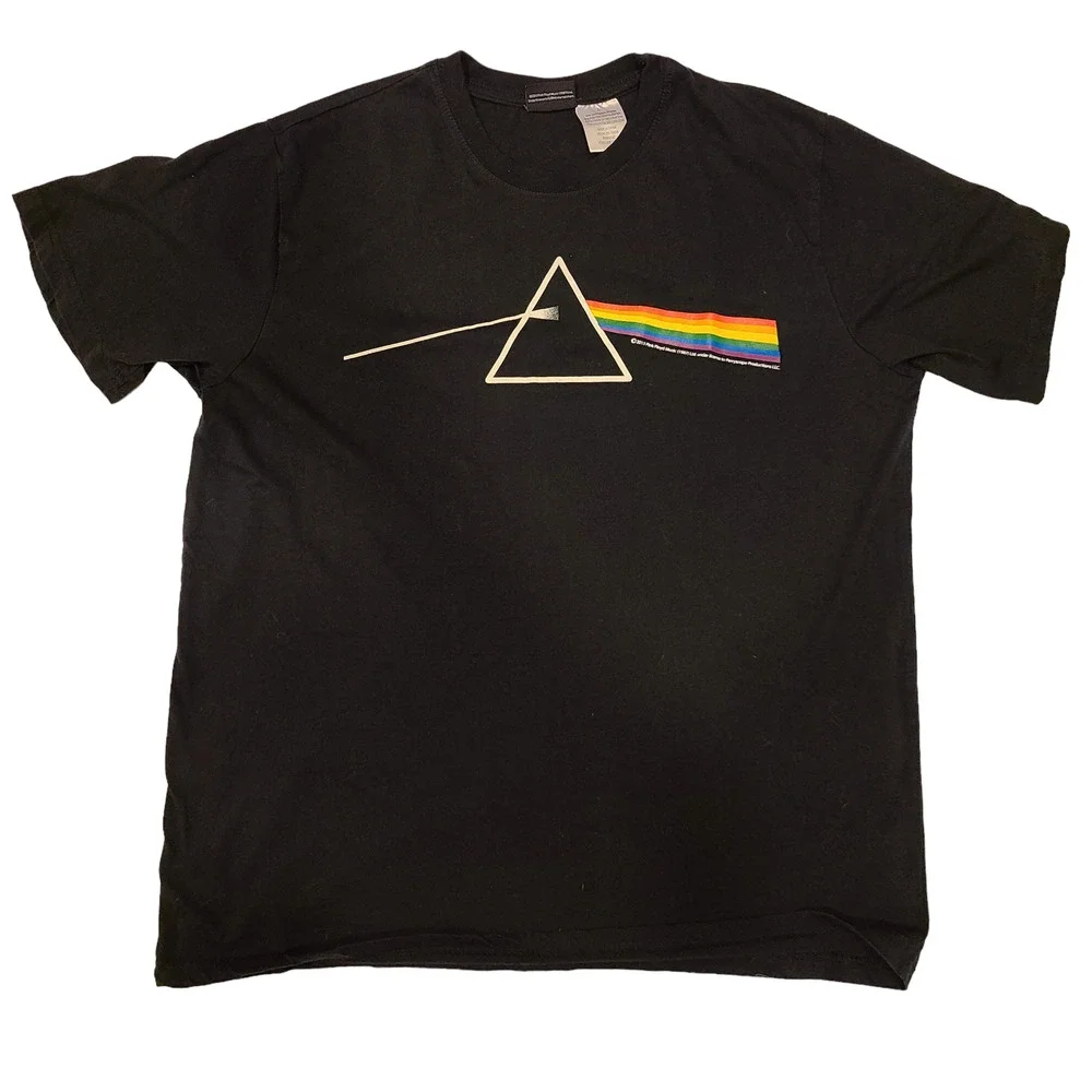 PINK FLOYD Dark Side of the Moon Graphic Band Tee Unisex‎ Size Large